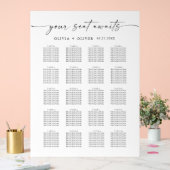 Minimalistische 20-Tisch-Sitzkarte Akryllische Bes Acrylschild (Hochzeit)