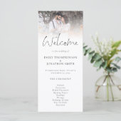 Minimalistische 2 Fotos Overlay-Skripteinsätze Programm (Stehend Vorderseite)