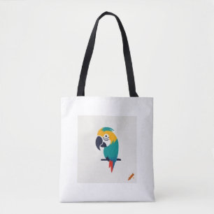 "Minimalistische 8 K European Parrot Logo Design B Tasche