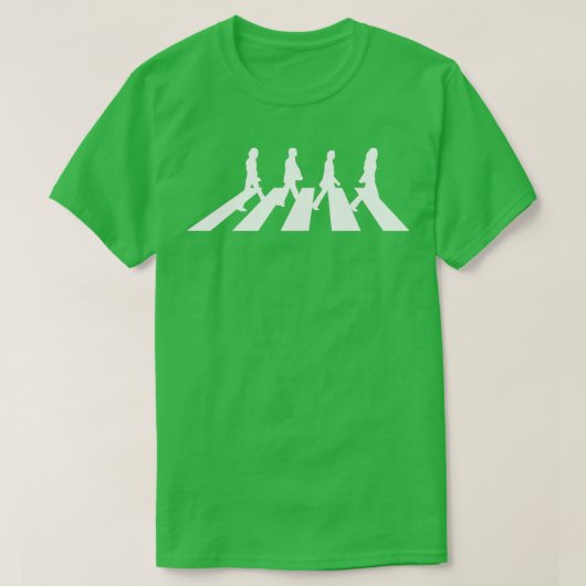 Minimalistische Abbey Road T-Shirt (Design vorne)
