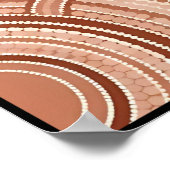 Minimalistische aborigine-Kunst Poster (Ecke)