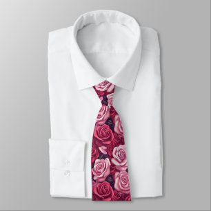 Minimalistische Abschlussgeschenke für ihn Rose Fl Krawatte