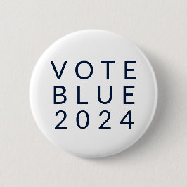 Minimalistische Abstimmung Blue Kamala Harris 2024 Button