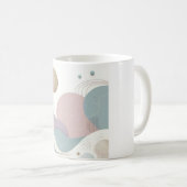 Minimalistische Abstrakte Art Tasse - Soft Pastel (VorderseiteRechts)