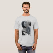 Minimalistische Abstrakte Artwork Herren-T - Shirt (Vorne ganz)