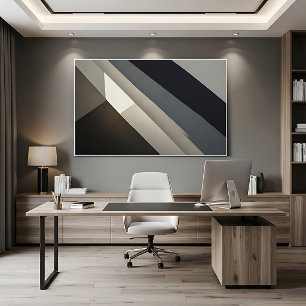Minimalistische abstrakte Betonarchitektur Leinwanddruck