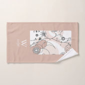 Minimalistische Abstrakte Boho Gemütliches Dekor Badhandtuch Set (Handtuch)