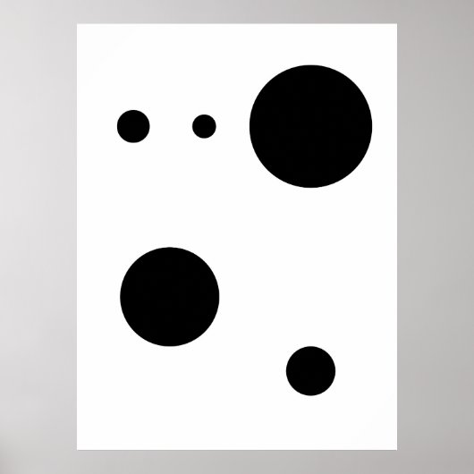 Minimalistische Abstrakte Circle Art | Moderne Geo Poster (Vorne)
