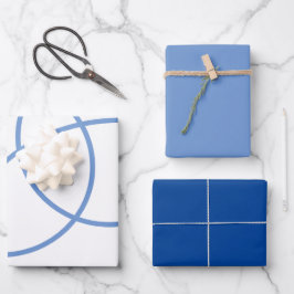 Minimalistische abstrakte, einfache geometrische geschenkpapier set