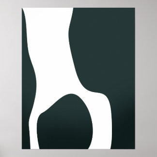 Minimalistische abstrakte Formen Poster