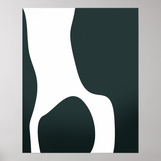 Minimalistische abstrakte Formen Poster (Vorne)
