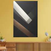 Minimalistische abstrakte geometrische diagonale B Leinwanddruck (Insitu (Wohnzimmer))