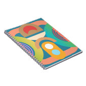 Minimalistische Abstrakte geometrische Formen Notizblock (Rechte Seite)