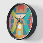 Minimalistische Abstrakte geometrische Formen Uhr (Winkel)