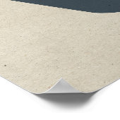 Minimalistische Abstrakte geometrische graue neutr Poster (Ecke)