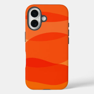 Minimalistische Abstrakte geometrische Kunst in Or iPhone 16 Hülle