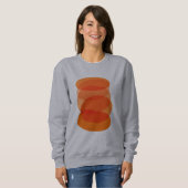 Minimalistische Abstrakte geometrische Kunst in Or Sweatshirt (Vorne ganz)