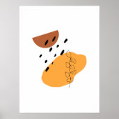 Minimalistische Abstrakte Gesichtspassage Portrait Poster (Vorne)