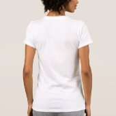 Minimalistische Abstrakte Gesichtspassage Portrait T-Shirt (Rückseite)