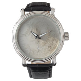 Minimalistische Abstrakte HolzeWatch Armbanduhr