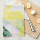 Minimalistische abstrakte Komposition Geschirrtuch (Viertel Falte)