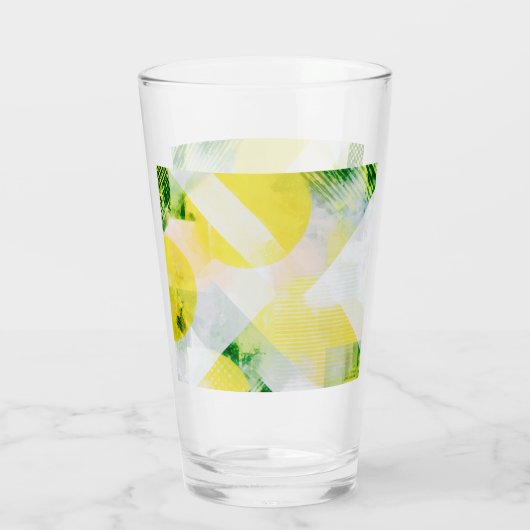 Minimalistische abstrakte Komposition Glas (Rückseite)