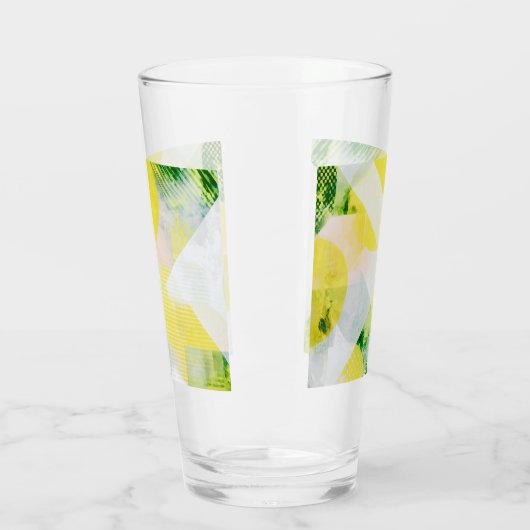 Minimalistische abstrakte Komposition Glas (Links)