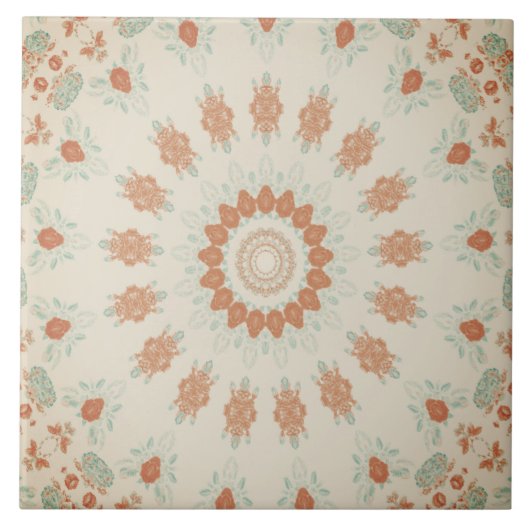 Minimalistische Abstrakte Kunst Fliese (Vorderseite)