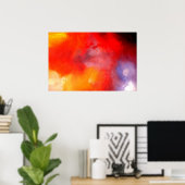 Minimalistische Abstrakte Kunst - Modernes Kunstge Poster (Heimbüro)