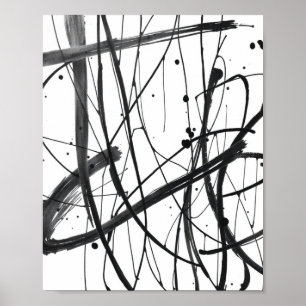 Minimalistische abstrakte Liniendrucke  Poster