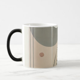 Minimalistische Abstrakte Morphing-Tasse Verwandlungstasse