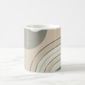 Minimalistische Abstrakte Morphing-Tasse Verwandlungstasse (Mittel)