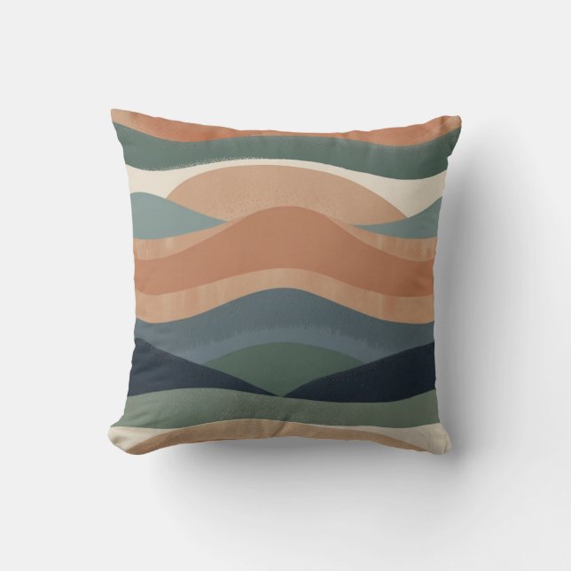 Minimalistische Abstrakte Pastel Pillow - Skandina Kissen (Vorderseite)