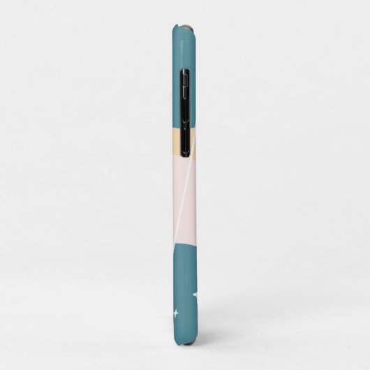 Minimalistische Abstrakte Pastete Case-Mate iPhone Hülle (Hinten/Links)