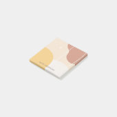 Minimalistische Abstrakte Pastete Post-it Klebezettel (angewinkelt)
