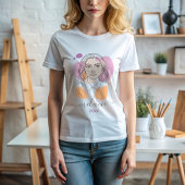 Minimalistische abstrakte Porträtkultur T-Shirt