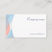 Minimalistische abstrakte QR-Code-Pastellkarte Visitenkarte (Vorderseite)