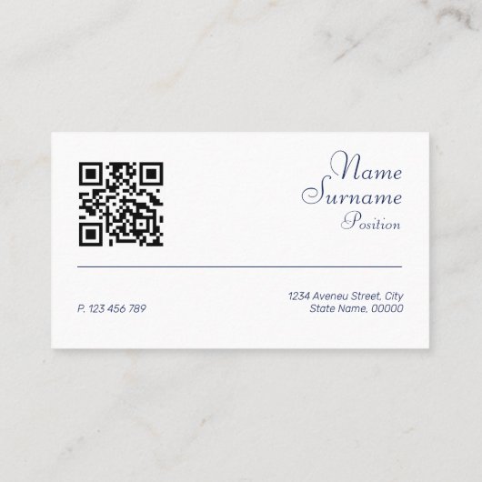 Minimalistische abstrakte QR-Code-Pastellkarte Visitenkarte (Rückseite)