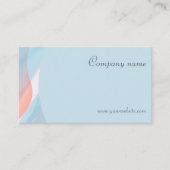 Minimalistische abstrakte QR-Code-Pastellkarte Visitenkarte (Vorderseite)