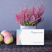 Minimalistische abstrakte QR-Code-Pastellkarte Visitenkarte