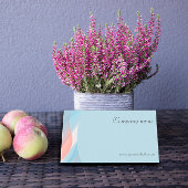 Minimalistische abstrakte QR-Code-Pastellkarte Visitenkarte