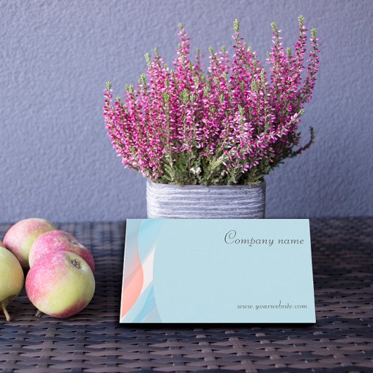 Minimalistische abstrakte QR-Code-Pastellkarte Visitenkarte