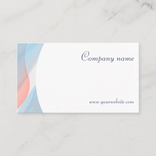 Minimalistische abstrakte QR-Code-Pastellkarte Visitenkarte (Vorderseite)