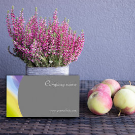 Minimalistische abstrakte QR-Karte für graue Laven Visitenkarte