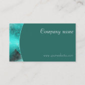 Minimalistische abstrakte QR-Karte Visitenkarte (Vorderseite)