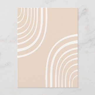 Minimalistische Abstrakte Regenbogen #forms #geome Postkarte