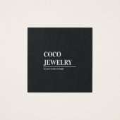 Minimalistische Abstrakte Schmuckkarte (Vorderseite)