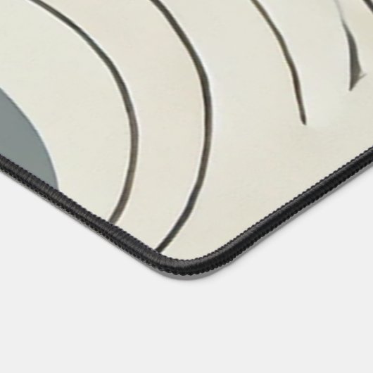 Minimalistische Abstrakte Schreibtischmatte (Ecke)