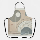 Minimalistische Abstrakte Schürze für Multimedia-A (Vorderseite)