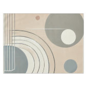 Minimalistische Abstrakte Tablette Tischdecke (Vorderseite (Horizontal))